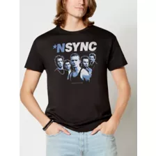 Black NSYNC Group T Shirt at Spencer's