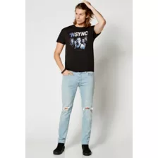 Black NSYNC Group T Shirt at Spencer's