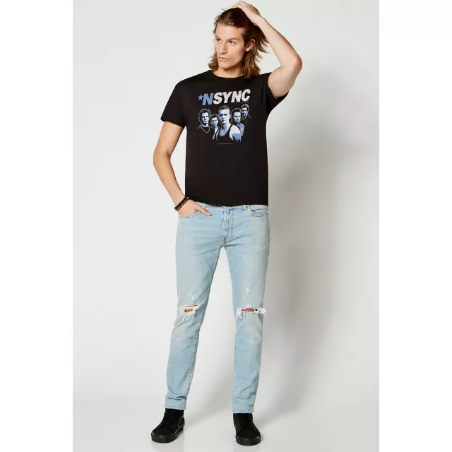 Black NSYNC Group T Shirt at Spencer's