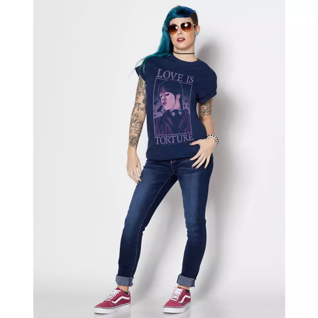 Love is Torture T Shirt - Wednesday at Spencer's