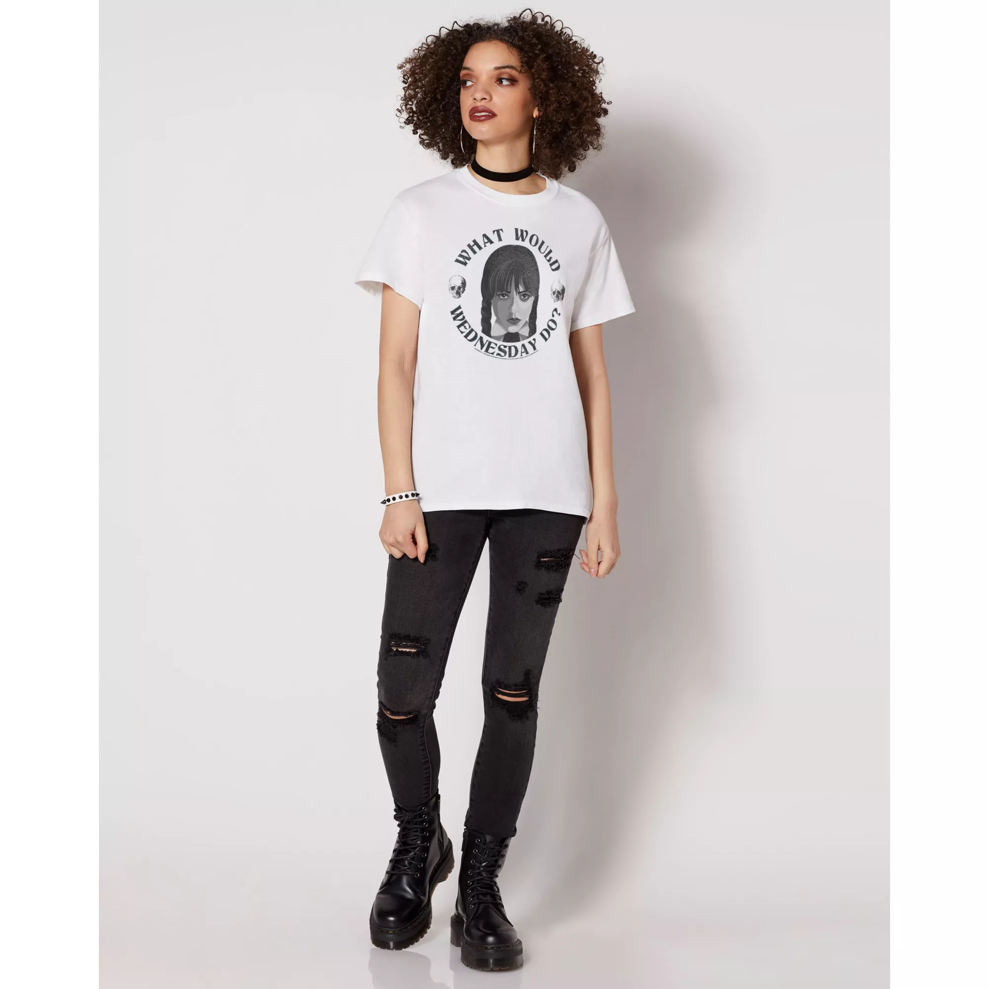 What Would Wednesday Do T Shirt at Spencer's