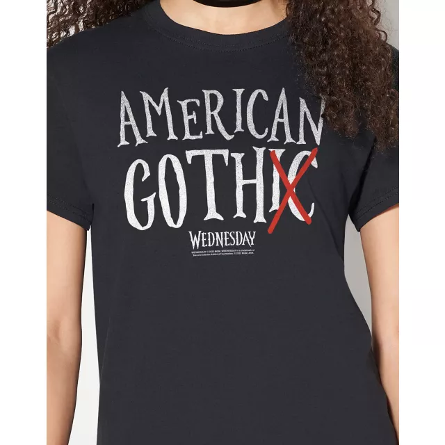 American Goth T Shirt - Wednesday at Spencer's