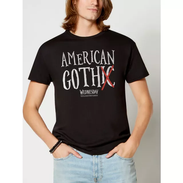American Goth T Shirt - Wednesday at Spencer's