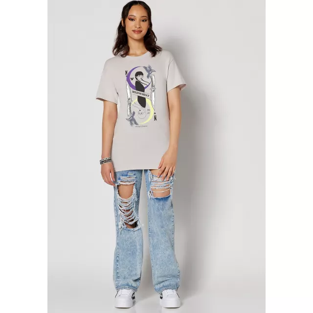 Witchy Wednesday Addams T Shirt at Spencer's