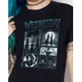 Wednesday Iconic Scenes T Shirt at Spencer's