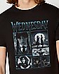 Wednesday Iconic Scenes T Shirt