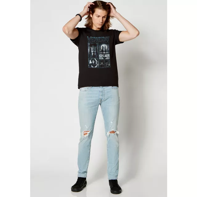 Wednesday Iconic Scenes T Shirt at Spencer's