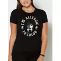 Allergic to Color T Shirt - Wednesday at Spencer's