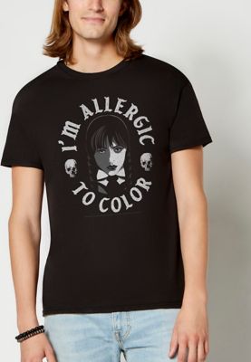 Allergic to Color T Shirt - Wednesday