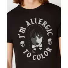 Allergic to Color T Shirt - Wednesday at Spencer's