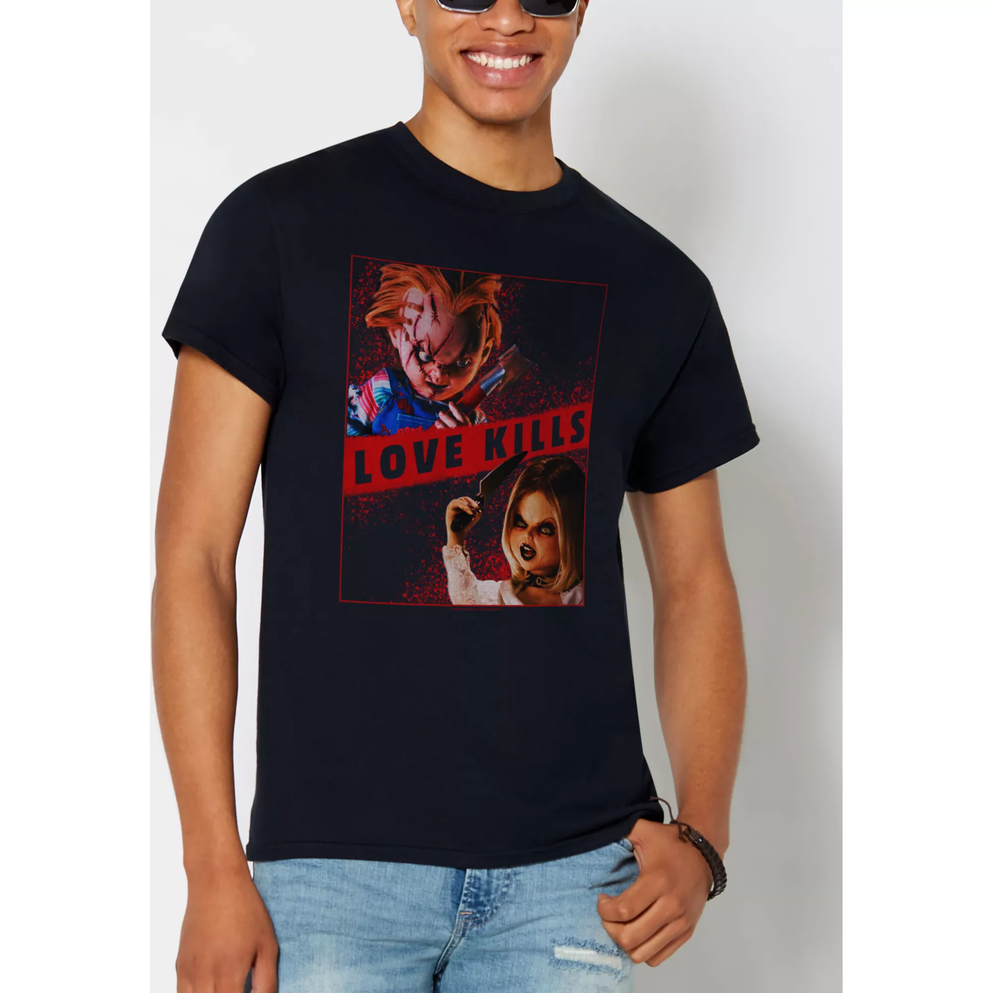 Love Kills Chucky T Shirt at Spencer's