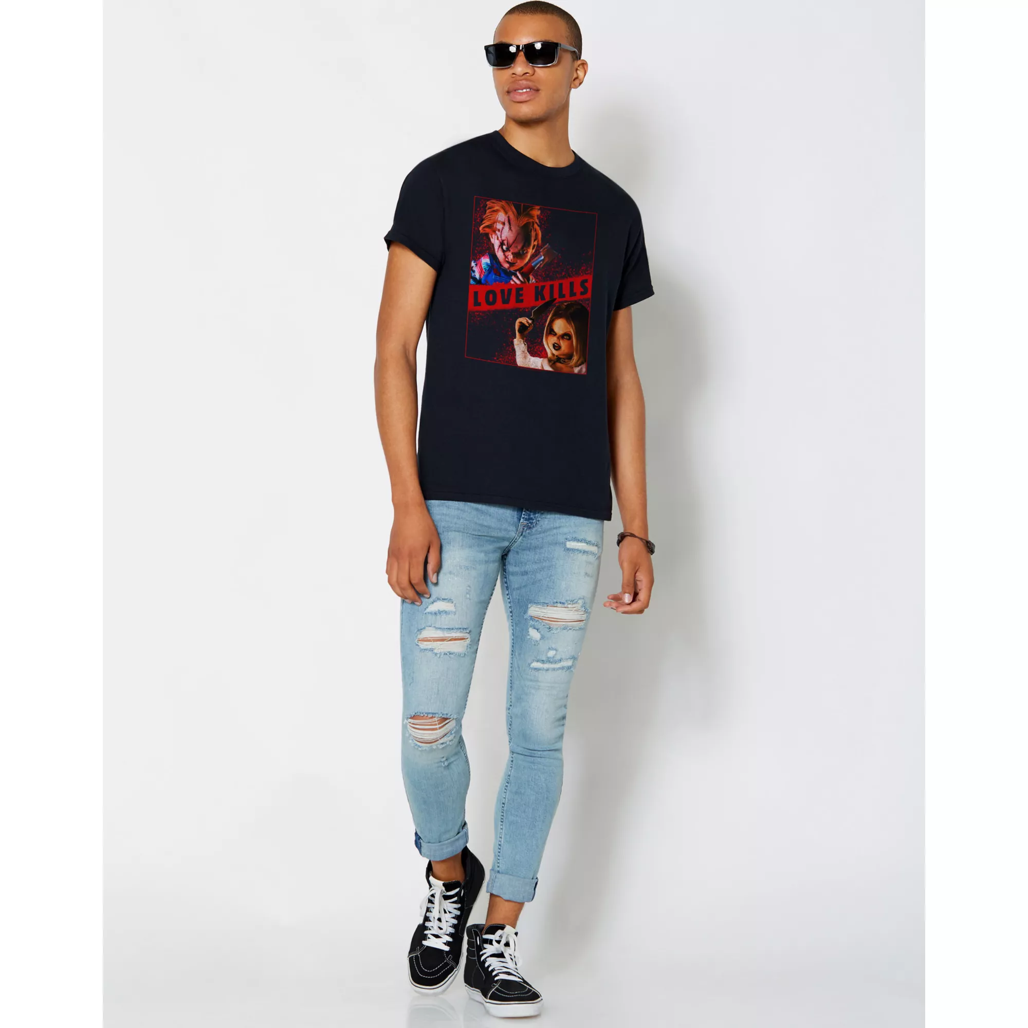 Love Kills Chucky T Shirt at Spencer's
