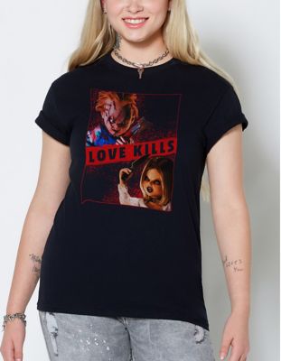 Love Kills Chucky T Shirt