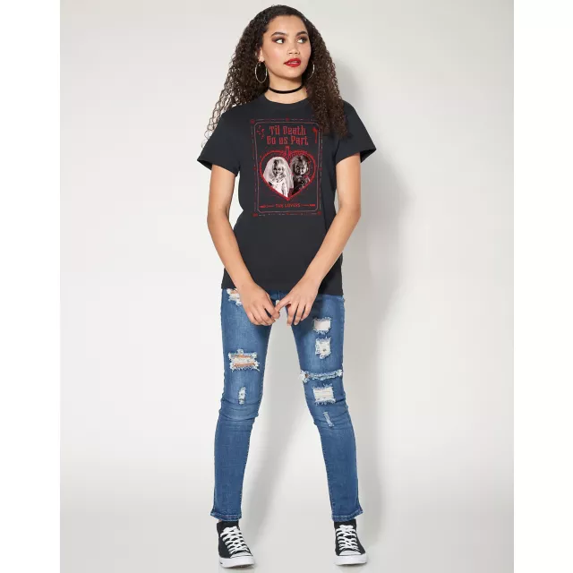 Til Death Do Us Part Chucky and Tiffany T Shirt at Spencer's