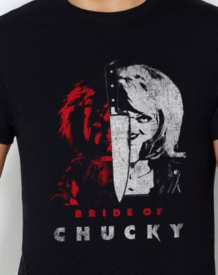 Split Bride of Chucky T Shirt