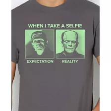 Frankenstein Selfie T Shirt at Spencer's