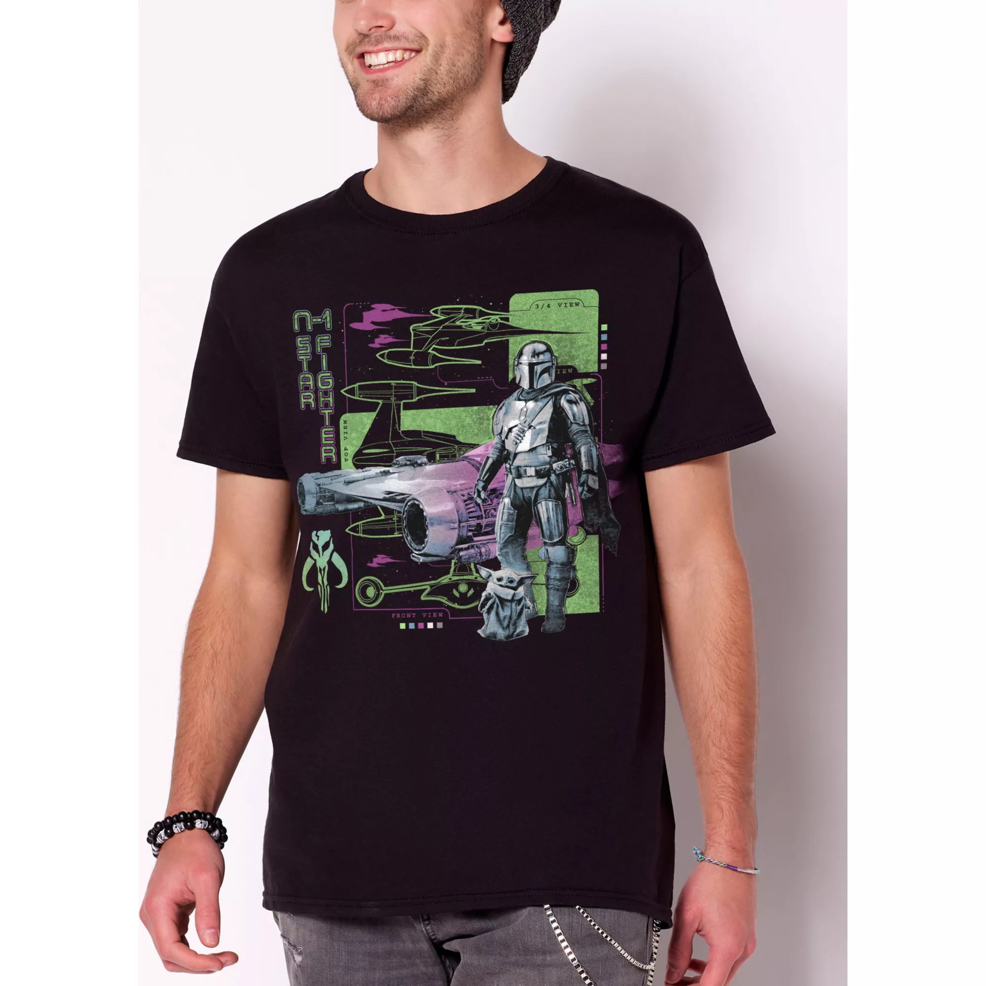 Mandalorian Star Fighter T Shirt - The Mandalorian at Spencer's