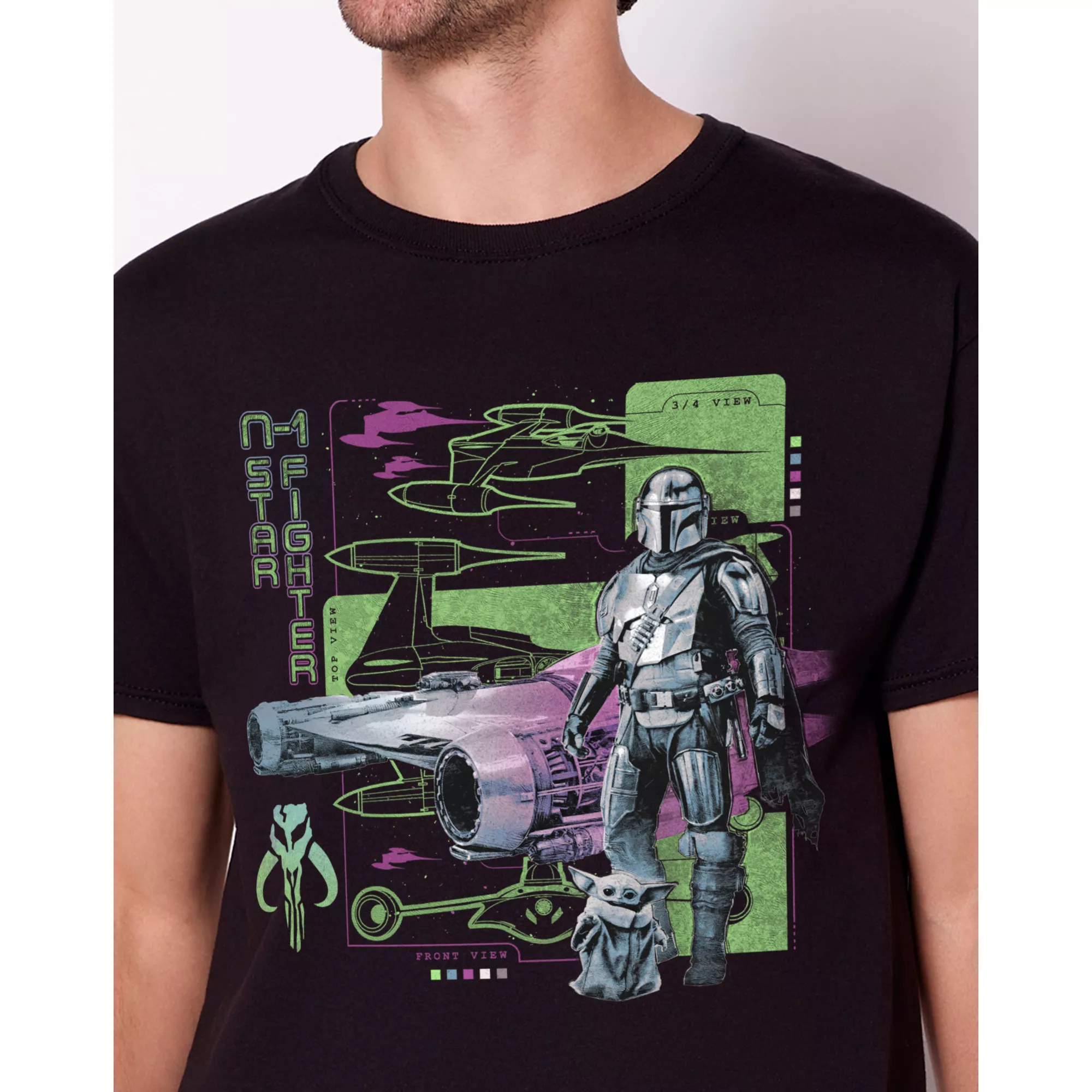 Mandalorian Star Fighter T Shirt - The Mandalorian at Spencer's