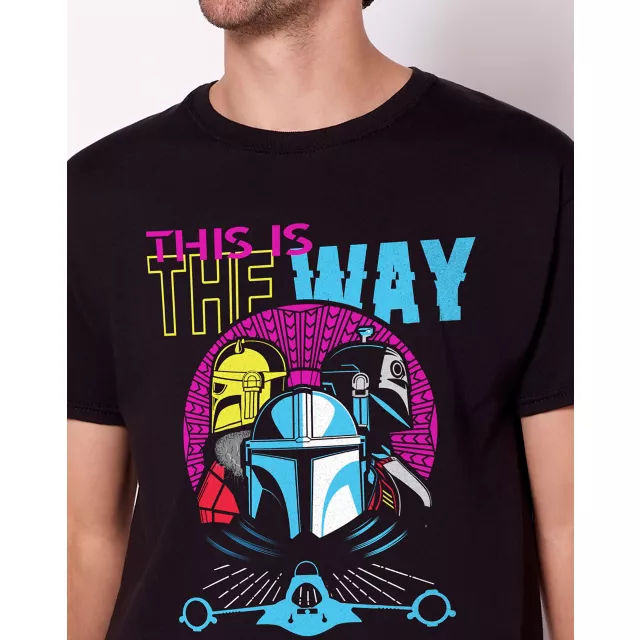 Sunset The Way T Shirt - The Mandalorian at Spencer's