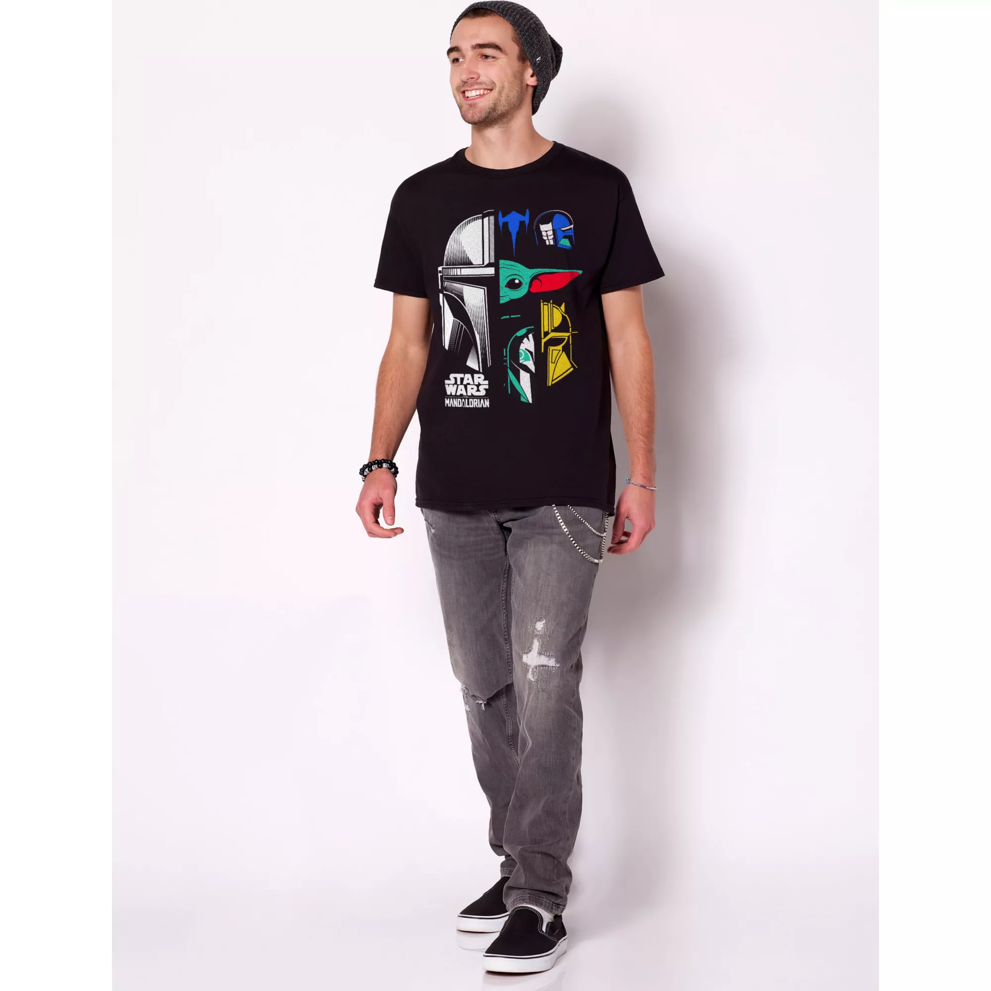 Mandalorian Panels T Shirt - The Mandalorian at Spencer's