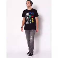 Mandalorian Panels T Shirt - The Mandalorian at Spencer's
