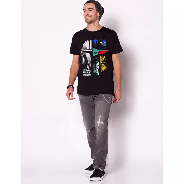 Mandalorian Panels T Shirt - The Mandalorian at Spencer's