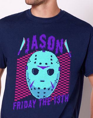 Game Over Jason Voorhees Mask T Shirt - Friday the 13th