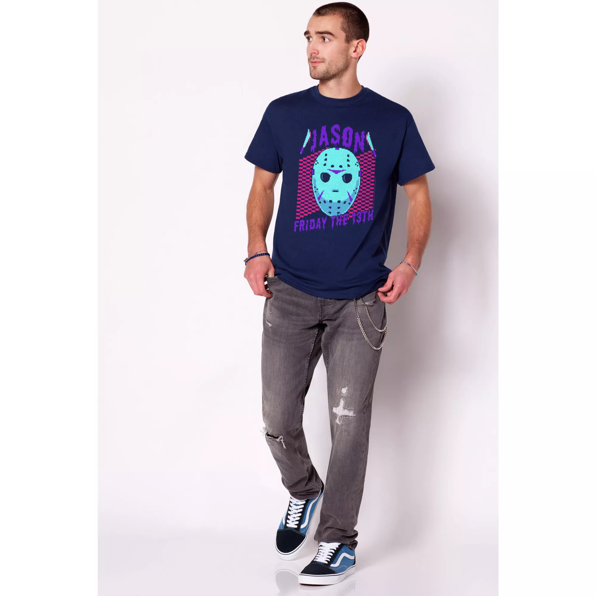 Game Over Jason Voorhees Mask T Shirt - Friday the 13th at Spencer's