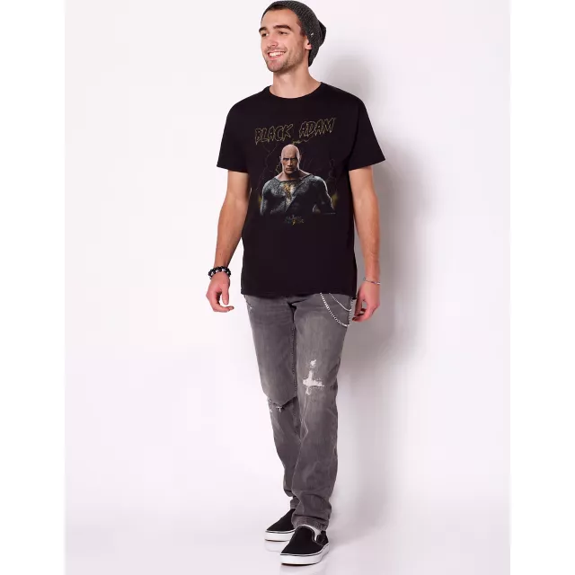 Adam Lightning T Shirt - Black Adam at Spencer's