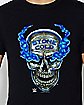 Smoking Skull Stone Cold T Shirt - WWE