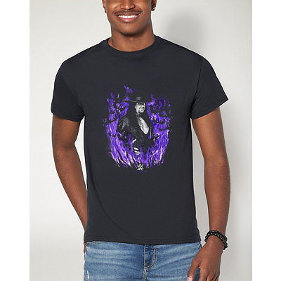 Purple Flame Undertaker T Shirt - WWE - Spencer's