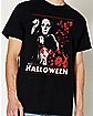 Blood Collage Michael Myers T Shirt - Halloween