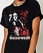 Blood Collage Michael Myers T Shirt - Halloween