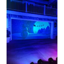 Snowman Garage Double Door Cover at Spirit Halloween