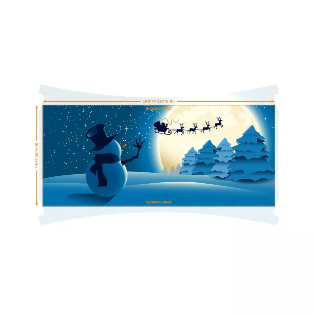 Snowman Garage Double Door Cover at Spirit Halloween