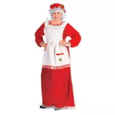 Adult Plus Size Mrs. Claus Costume at Spencer's