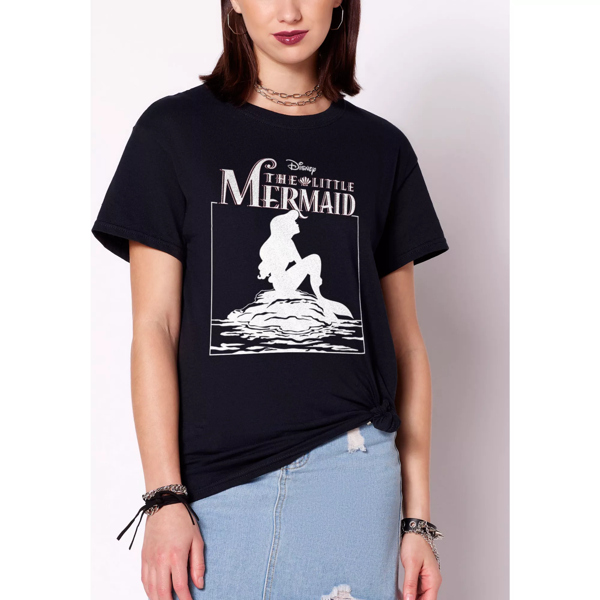 Ariel Silhouette T Shirt - The Little Mermaid at Spencer's