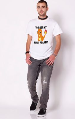 Set My Heart Ablaze T Shirt - Pokémon