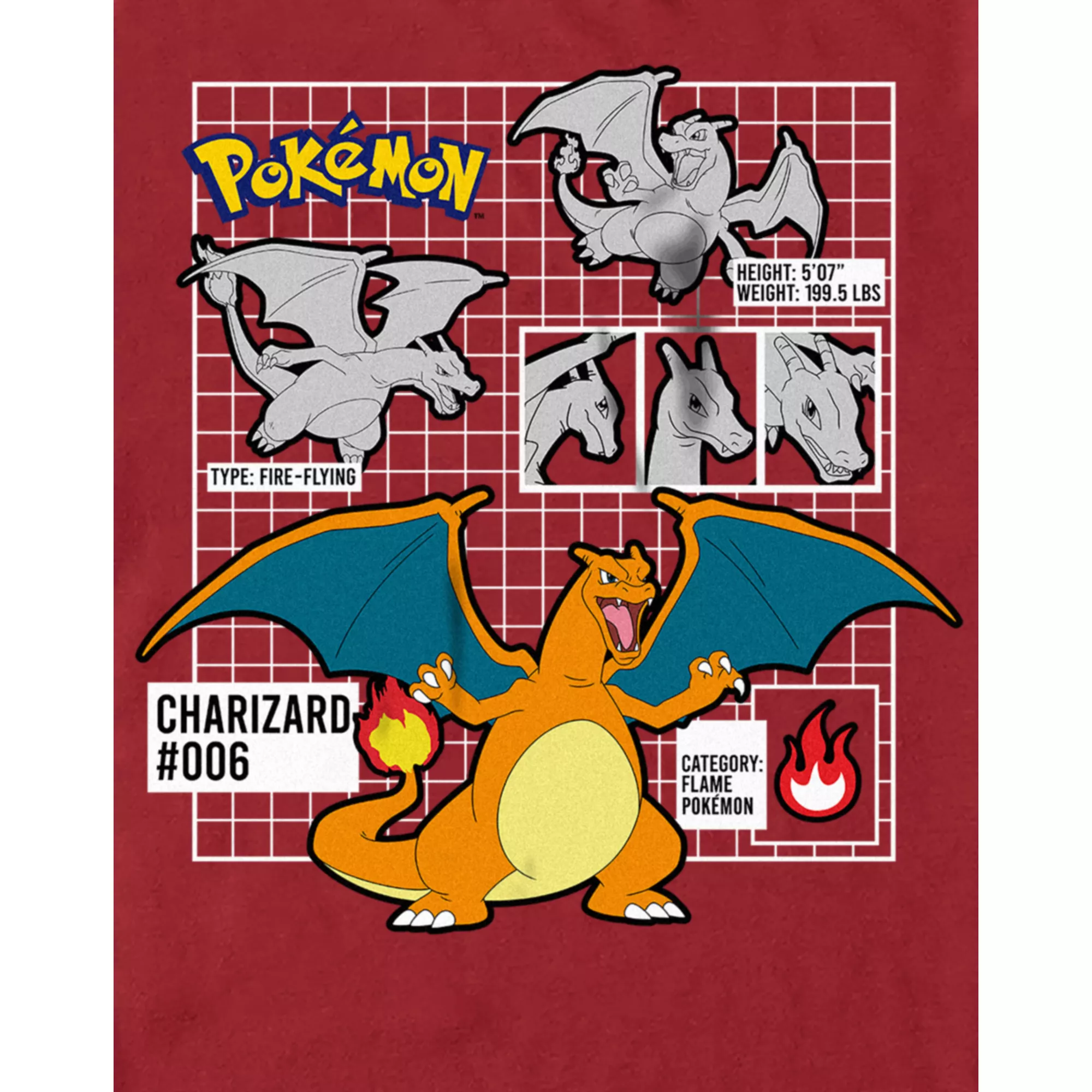 Charizard T Shirt- Pokémon
