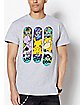 Mewtwo Pikachu Psyduck T Shirt - Pokémon