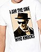 The One Who Knocks Heisenberg T Shirt - Breaking Bad