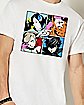 Four Character Panel T Shirt - Persona 5