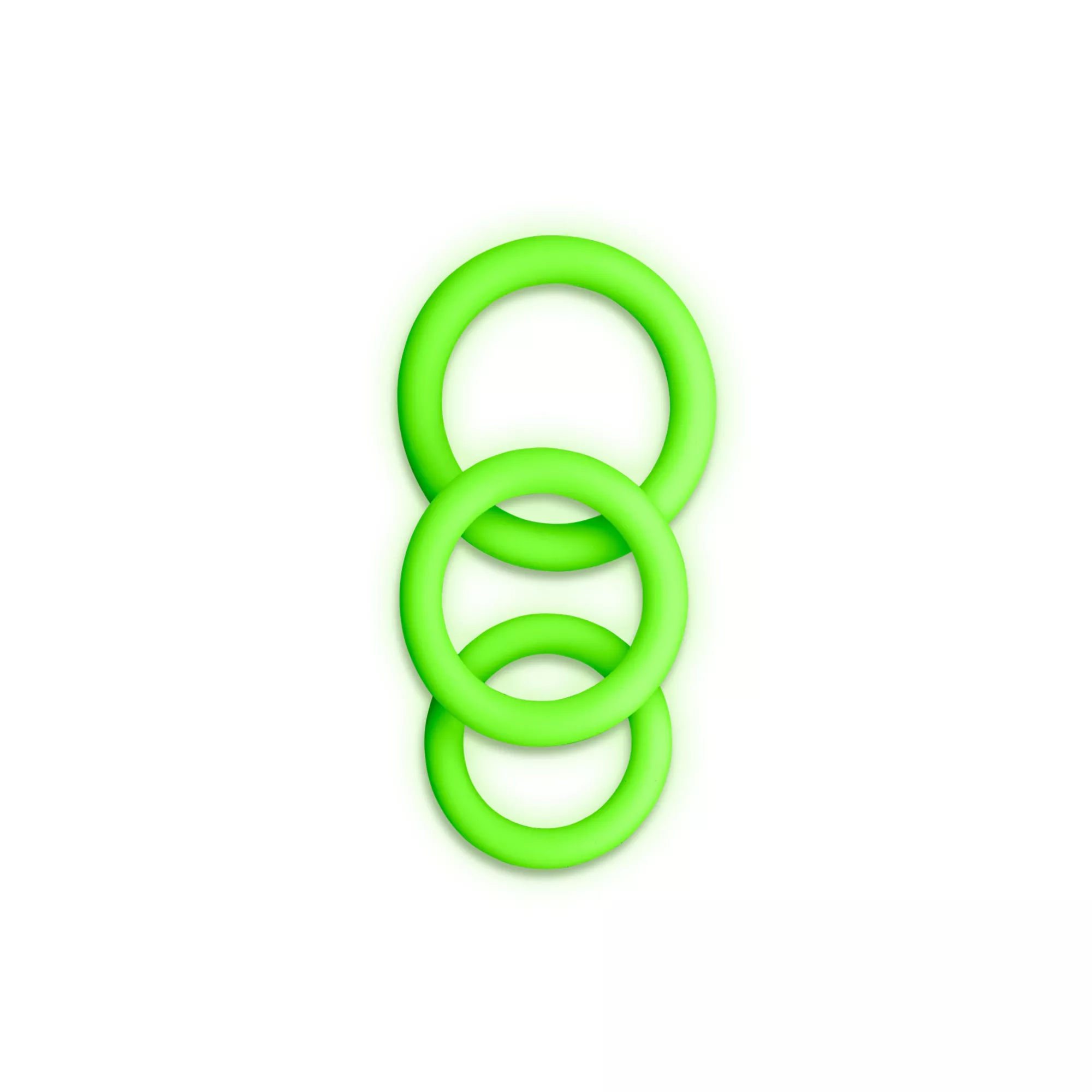 Glow in the Dark Cock Rings - 3 Pack