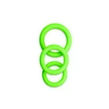 Glow in the Dark Cock Rings - 3 Pack at Spencer's