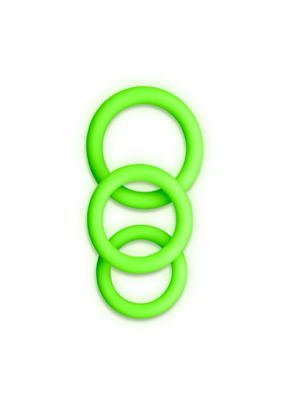 Glow in the Dark Cock Rings - 3 Pack
