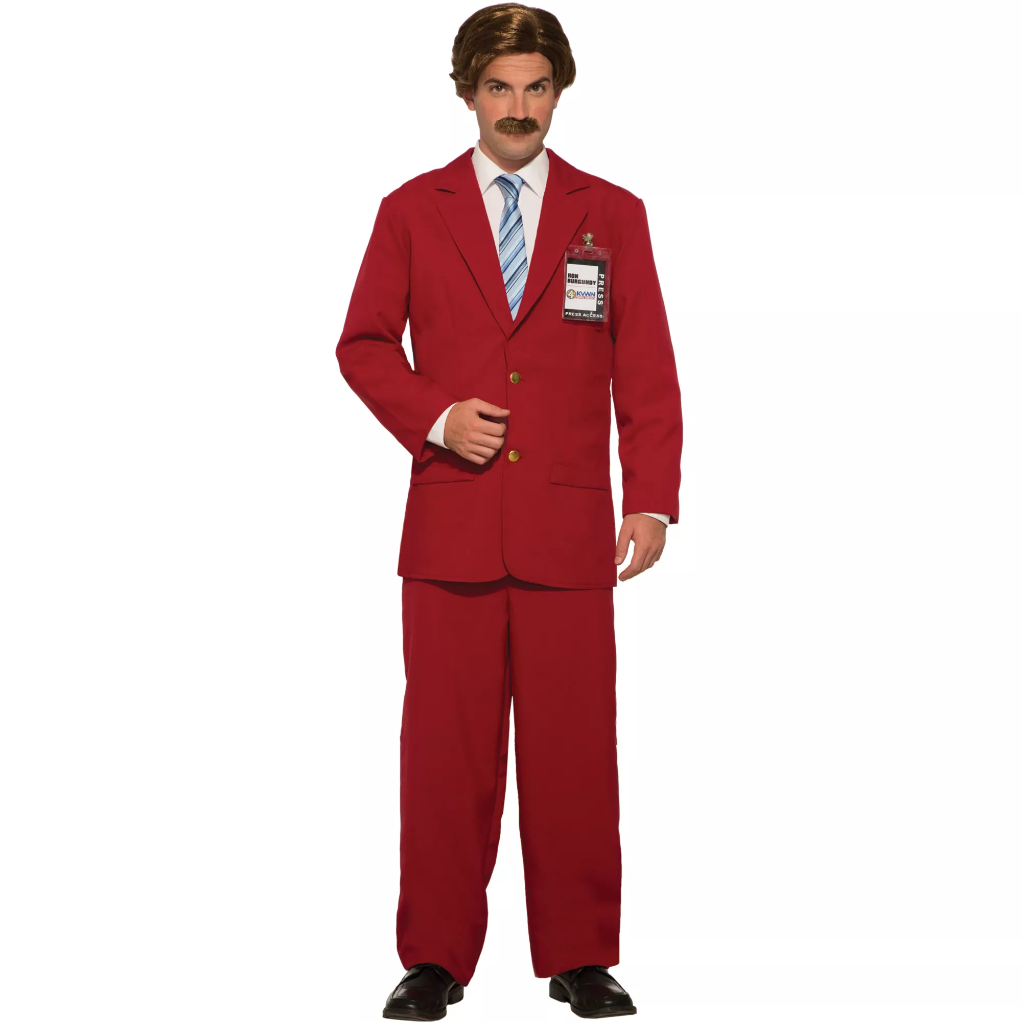 Adult Ron Burgundy Suit Costume - Anchorman at Spirit Halloween