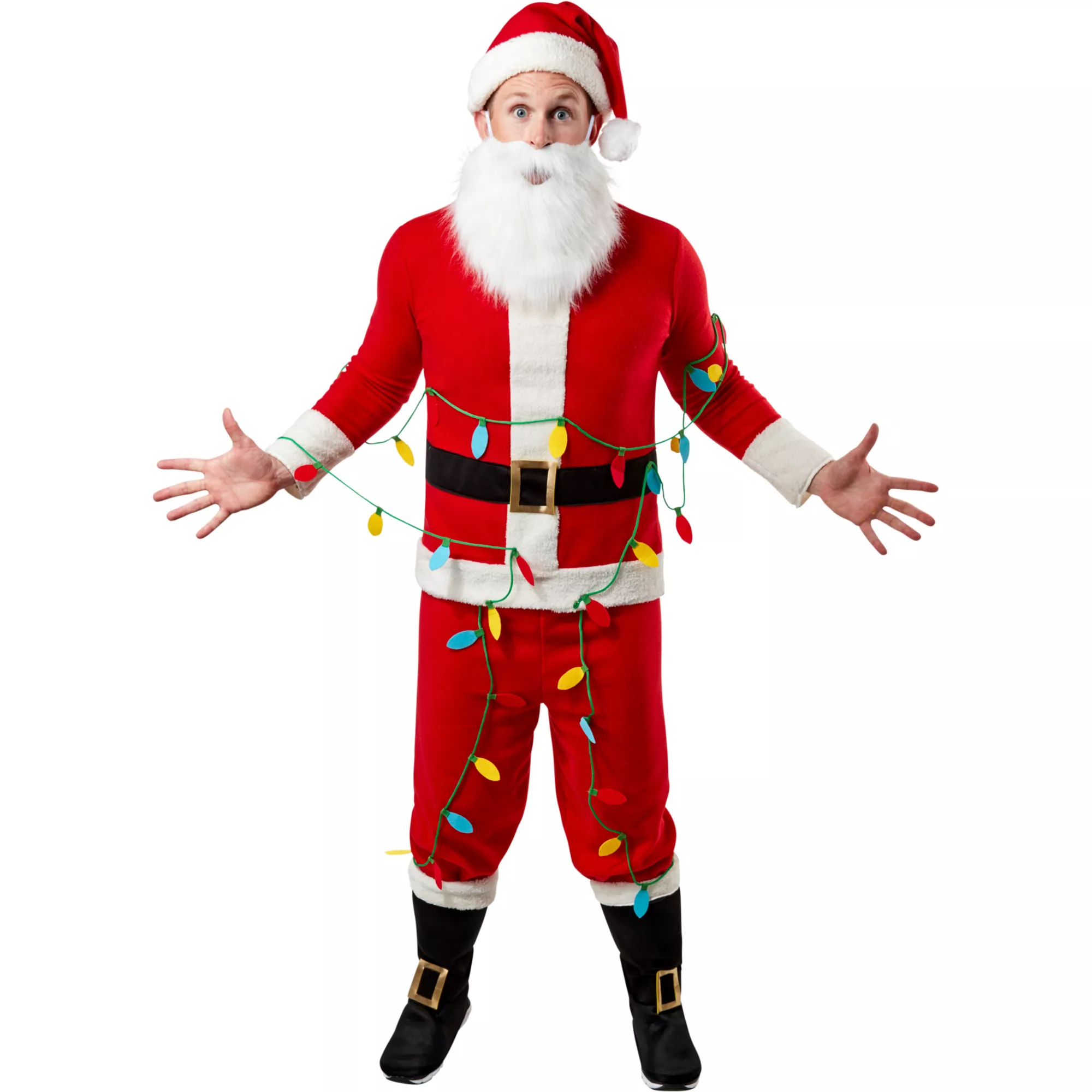 Adult Clark Griswold Santa Costume - National Lampoon's Christmas Vacation at Spirit Halloween