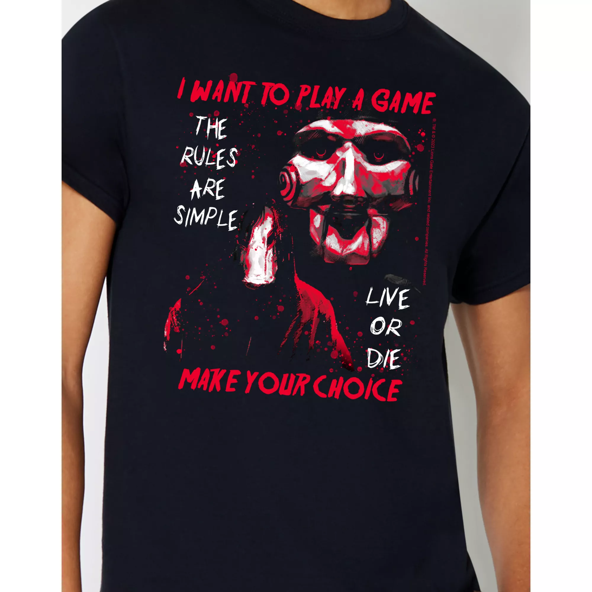 Live or Die T Shirt - Saw at Spencer's