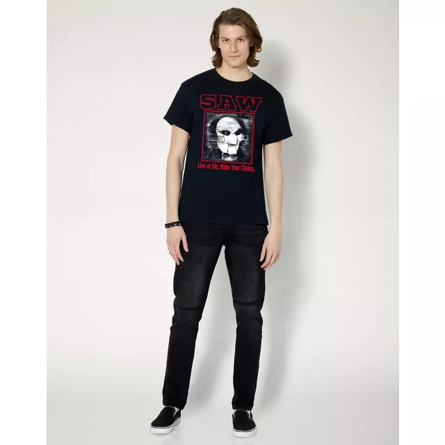 Jigsaw Portrait T Shirt - Saw at Spencer's