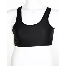 Black Genderfluid Chest Compression Binder at Spencer's